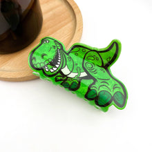 Load image into Gallery viewer, Green Dinosaur Hair Clip, Cute Prehistoric Style Claw Clip