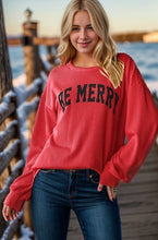 Load image into Gallery viewer, ET7449-12 URBAN RIB RIBBED CHRISTMAS TOP