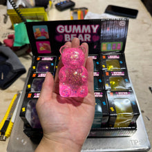 Load image into Gallery viewer, Squishy Glitter Gummy Bear | Palm Size | HOT | Trendy | A030