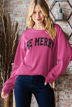 Load image into Gallery viewer, ET7449-12 URBAN RIB RIBBED CHRISTMAS TOP