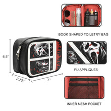 Load image into Gallery viewer, Ghost Face Window Travel Cosmetic Bag