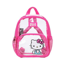 Load image into Gallery viewer, Hello Kitty Sitting Character Adult 11” Clear Mini Backpack