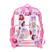 Load image into Gallery viewer, Disney Princesses Kids’ Clear PVC 16” Backpack
