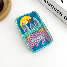 Load image into Gallery viewer, Sardine Can Hair Claw Clip, Creative Fish Tin Hair Clip