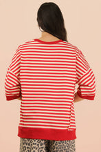 Load image into Gallery viewer, NT12481-Oversized Stripe Casual Knit Top