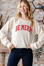 Load image into Gallery viewer, ET7449-12 URBAN RIB RIBBED CHRISTMAS TOP