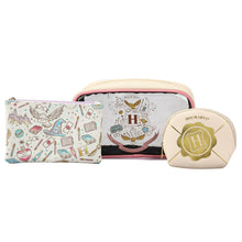 Load image into Gallery viewer, Harry Potter Hogwarts Travel Cosmetic Bag
