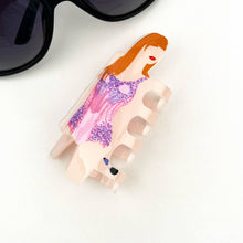 Load image into Gallery viewer, Book & Microphone Hair Clips, Cute Novelty Hair Claw Clip