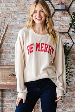 Load image into Gallery viewer, ET7449-12 URBAN RIB RIBBED CHRISTMAS TOP