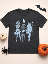 Load image into Gallery viewer, Spooky Party Girls Halloween Burnout T-Shirt
