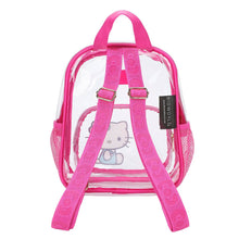 Load image into Gallery viewer, Hello Kitty Sitting Character Adult 11” Clear Mini Backpack
