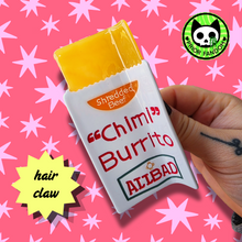 Load image into Gallery viewer, Chimi Burrito Hair Claw Clip