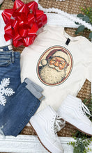 Load image into Gallery viewer, Santa with Rhinestone Specs Graphic T-Shirt
