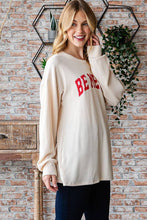 Load image into Gallery viewer, ET7449-12 URBAN RIB RIBBED CHRISTMAS TOP
