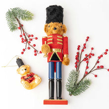 Load image into Gallery viewer, Teddy Bear 15" Hand-Painted Wood Nutcracker
