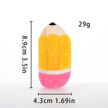 Load image into Gallery viewer, Novelty Pencil Hair Clip - Cartoon Stationery Hair Accessory
