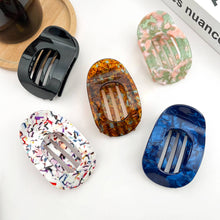 Load image into Gallery viewer, Acetate Classic Colorful Flat Hair Clips, Stylish Barrettes
