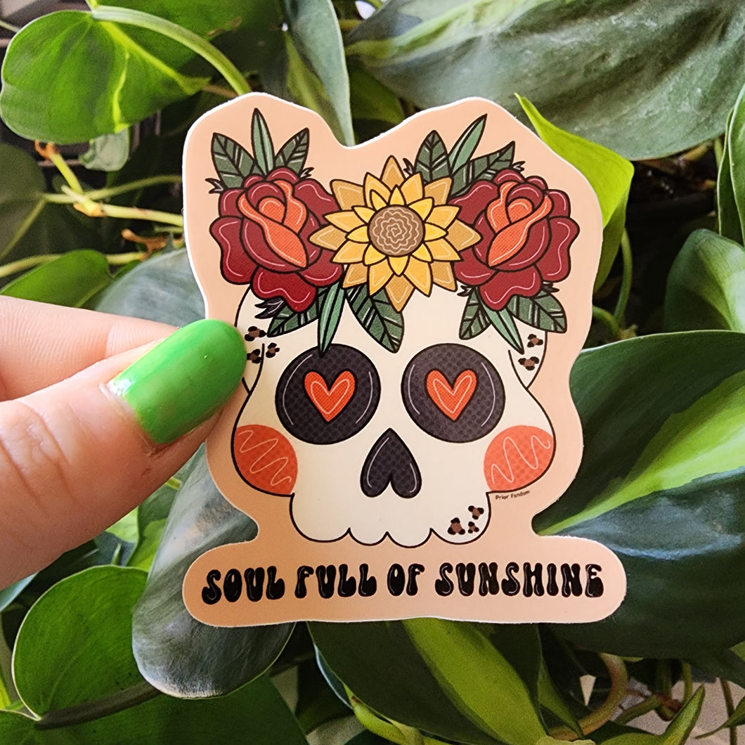 Soul full of sunshine sticker