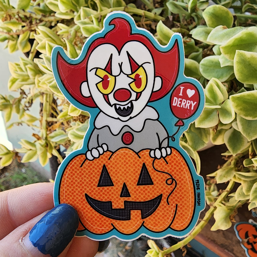 Pennywise Pumpkin Sticker