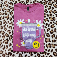 Load image into Gallery viewer, Jesus Fill My Cup TEE
