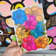 Load image into Gallery viewer, Pink, Orange, &amp; Blue Florals
