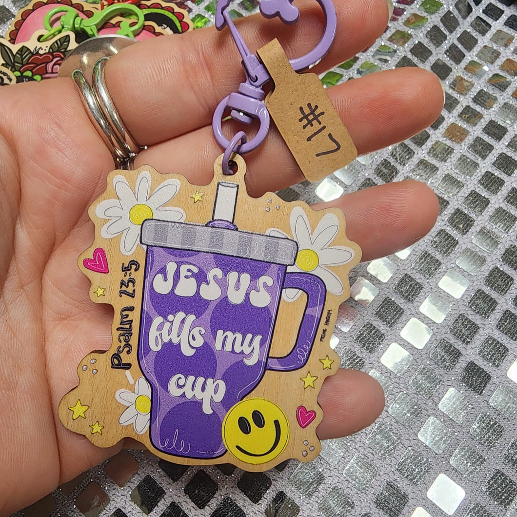 Jesus Fills My Cup Keychain