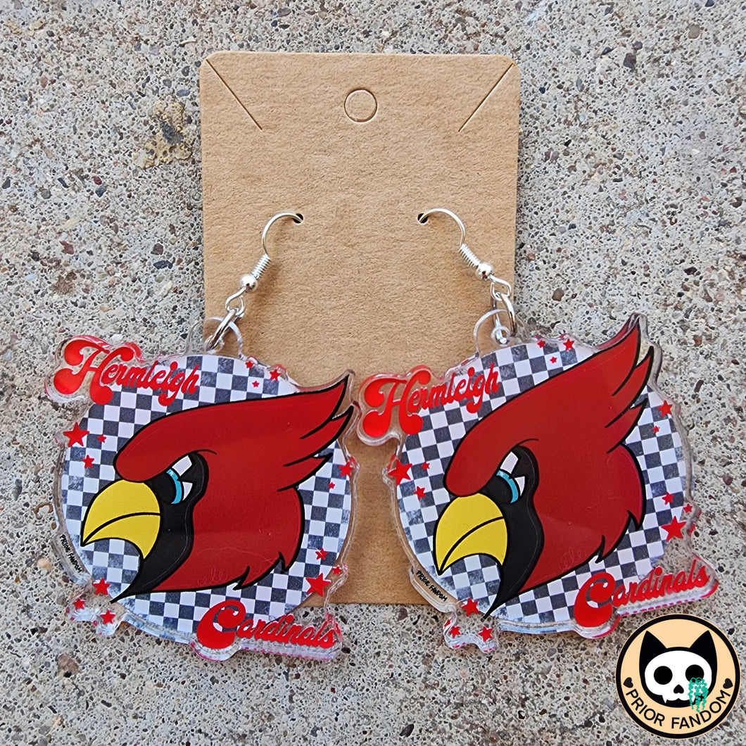 Hermleigh Cardinal Earrings