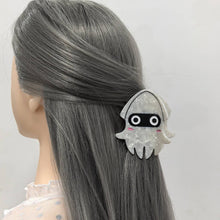 Load image into Gallery viewer, Cute Squid Hair Claw, Whimsical Marine Accessory
