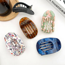 Load image into Gallery viewer, Acetate Classic Colorful Flat Hair Clips, Stylish Barrettes
