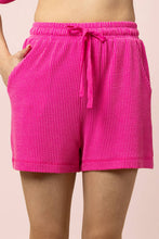 Load image into Gallery viewer, NT12686SET-Ribbed Knit Comfy Top &amp; Shorts Set
