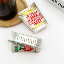 Load image into Gallery viewer, Japanese Cup Noodle Hair Claw Clip, Cute Food Hair Clip
