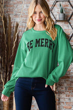 Load image into Gallery viewer, ET7449-12 URBAN RIB RIBBED CHRISTMAS TOP

