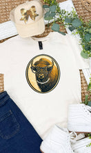 Load image into Gallery viewer, Bison with Rhinestone Specs Graphic T-Shirt
