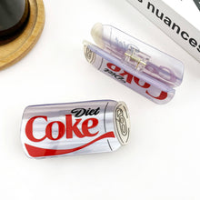 Load image into Gallery viewer, Diet Coke Bottle Hair Claw Clip, Fun Acetate Hair Accessory
