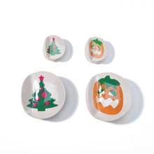 Load image into Gallery viewer, Christmas Tree Round Hair Claw, Halloween Pumpkin Hair Clip
