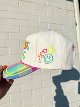 Load image into Gallery viewer, Colorful Plaid Make Jesus Famous Hat
