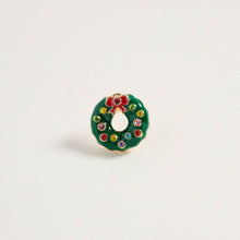 Load image into Gallery viewer, Christmas Wreath Earrings
