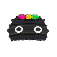 Load image into Gallery viewer, Funky Big - Eyed Hair Claw with Colorful Accents
