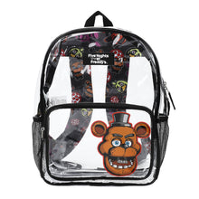 Load image into Gallery viewer, Five Nights at Freddy’s Freddy Fazbear 16” Clear Backpack For School And Travel
