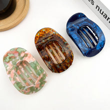 Load image into Gallery viewer, Acetate Classic Colorful Flat Hair Clips, Stylish Barrettes
