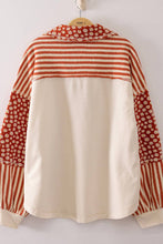 Load image into Gallery viewer, NT12889-Daisy Stripe Contrast Top
