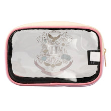 Load image into Gallery viewer, Harry Potter Hogwarts Travel Cosmetic Bag

