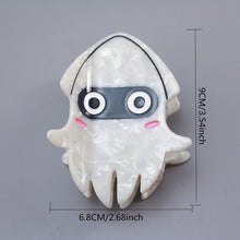 Load image into Gallery viewer, Cute Squid Hair Claw, Whimsical Marine Accessory
