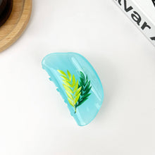 Load image into Gallery viewer, Lavender Hair Clip,Leaf Claw Clip
