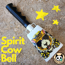 Load image into Gallery viewer, Snyder Tiger Pom Pom Spirit Cow Bell
