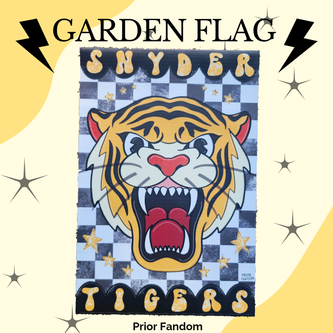 Snyder Tigers Garden Flag