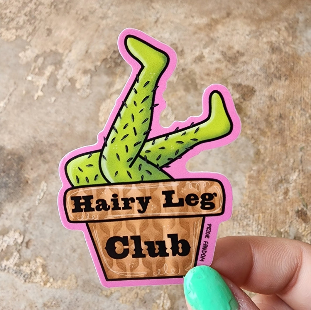 Hairy Leg Club Sticker