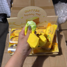 Load image into Gallery viewer, Crackling Crunchy Yellow Butter Squishy
