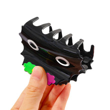 Load image into Gallery viewer, Funky Big - Eyed Hair Claw with Colorful Accents

