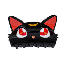 Load image into Gallery viewer, Adorable Big Eyes Black Cat Head Hair Claw Clips

